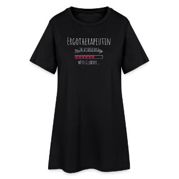 Ergotherapeutin in Ausbildung Geschenk - Frauen T-Shirt-Kleid - Schwarz - Vorne