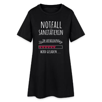 Notfallsanitäterin in Ausbildung Geschenk - Frauen T-Shirt-Kleid - Schwarz - Vorne