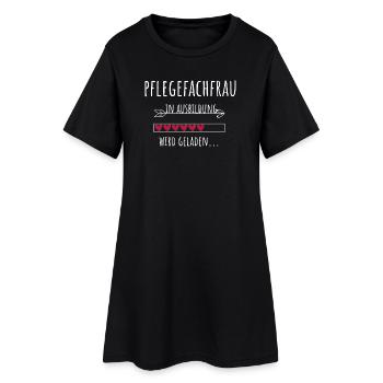 Pflegefachfrau in Ausbildung Geschenk - Frauen T-Shirt-Kleid - Schwarz - Vorne