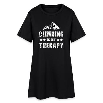 Climbing Climbers - Women’s T-Shirt Dress - black - Front