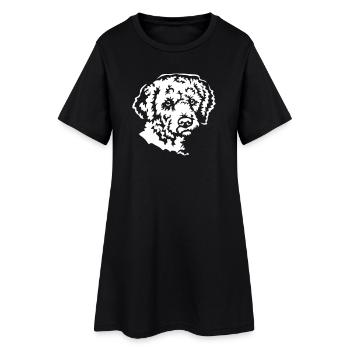 Lagotto Romagnolo Head « Black Edition » - Robe T-shirt Femme - noir - Devant