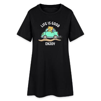 Car Statement Drivers Driving Car Lovers - Women’s T-Shirt Dress - black - Front