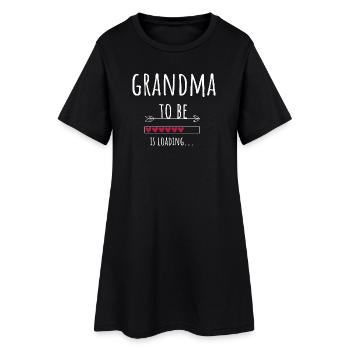 Grand-mère Grand-mère Enceinte Cadeau Grand-mère pour être - Robe T-shirt Femme - noir - Devant