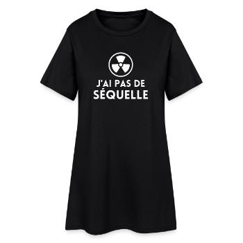 nucléaire, pas de séquelle - Robe T-shirt Femme - noir - Devant