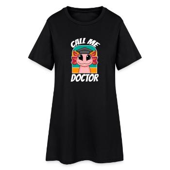 Doctorate Doctoral Thesis Doctoral Degree - Women’s T-Shirt Dress - black - Front