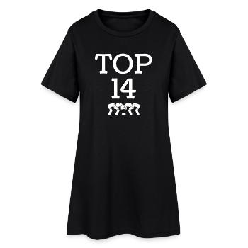rugby, rugbyman, rugby sport, rugby humour - Robe T-shirt Femme - noir - Devant