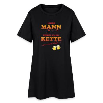 Bräutigam Hochzeit Polterabend - Lustiges Poltern - Frauen T-Shirt-Kleid - Schwarz - Vorne