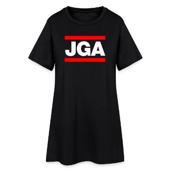 GG - Women’s T-Shirt Dress - black - Front