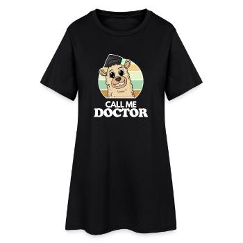 Doctorate Doctoral Thesis Doctoral Degree - Women’s T-Shirt Dress - black - Front