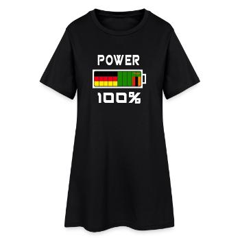 Allemagne et Zambie Power 100% - Robe T-shirt Femme - noir - Devant