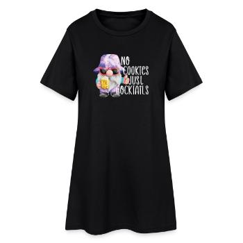 Croisière de Noël Summer Gnome - Robe T-shirt Femme - noir - Devant