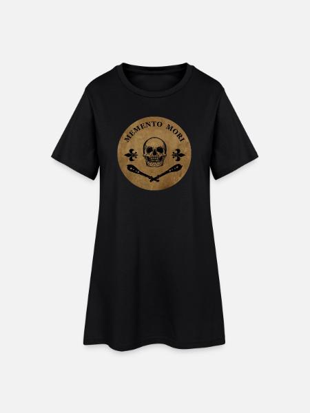 Memento Mori - Robe T-shirt Femme - noir