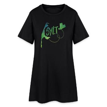 Sylt - Robe T-shirt Femme - noir - Devant