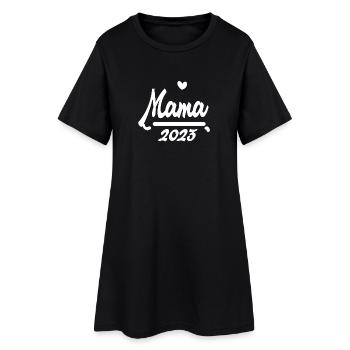 Mama 2023 Mutter - Frauen T-Shirt-Kleid - Schwarz - Vorne