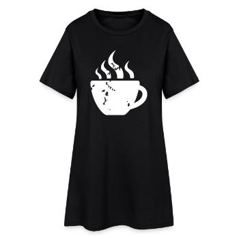 tasse à café Icône Retro Vintage Café Icon - Robe T-shirt Femme - noir - Devant