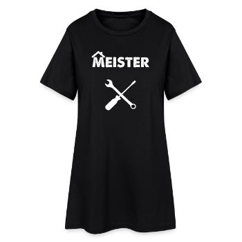 Meisterwerk Symbol - Frauen T-Shirt-Kleid - Schwarz - Vorne