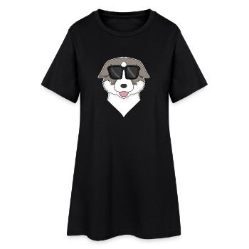 Thai Bangkaew - Women’s T-Shirt Dress - black - Front