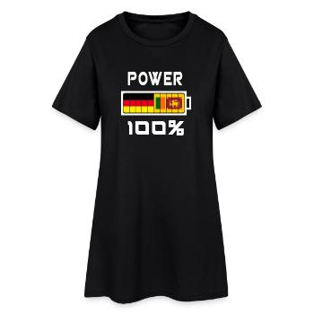 L’Allemagne et le Sri Lanka Power 100% - Robe T-shirt Femme - noir - Devant