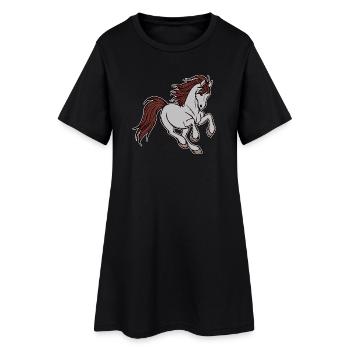 Chevaux islandais Chevaux Chevaux de galop Amour Islandais - Robe T-shirt Femme - noir - Devant