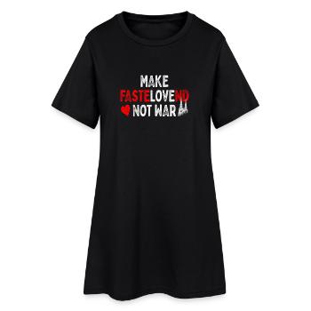 Carnaval de Cologne Faire Fastelovend Pas La Guerre Amour Kölsch - Robe T-shirt Femme - noir - Devant