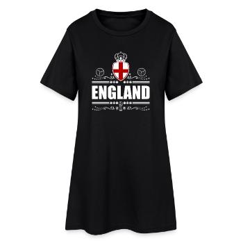 ANGLETERRE DÉCONTRACTÉE - Robe T-shirt Femme - noir - Devant