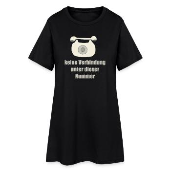 téléphone - Robe T-shirt Femme - noir - Devant
