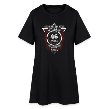 46. Geburtstag Whiskey Whisky - Frauen T-Shirt-Kleid - Schwarz - Vorne
