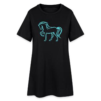 Chevaux islandais Poulains Chevaux Amour des chevaux Fan de chevaux - Robe T-shirt Femme - noir - Devant