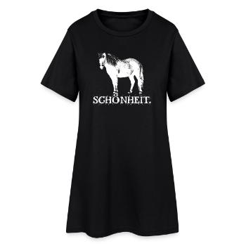 Vintage Pferde Islandpferde Spruch Pferdenarr - Frauen T-Shirt-Kleid - Schwarz - Vorne