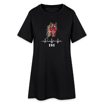 Cool Horses Disant Icelandic Horses Stallion Horse Fan - Robe T-shirt Femme - noir - Devant