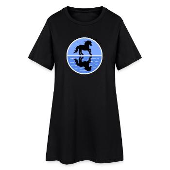 Cool Haflinger Chevaux Islandais Chevaux Cheval Fou - Robe T-shirt Femme - noir - Devant