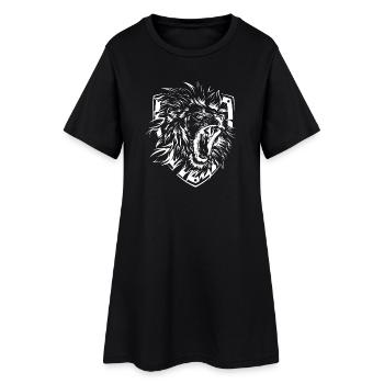 Armoiries de l’équipe Lion Shield Club Roar Lion Icon - Robe T-shirt Femme - noir - Devant