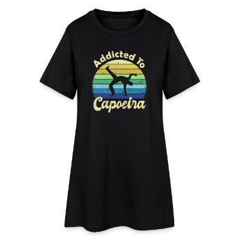 Capoeira - Robe T-shirt Femme - noir - Devant