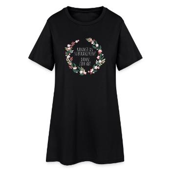 Kannst Du Subtrahieren Dann Zieh Ab Mathelehrer - Frauen T-Shirt-Kleid - Schwarz - Vorne