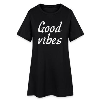 Good vibez - Women’s T-Shirt Dress - black - Front