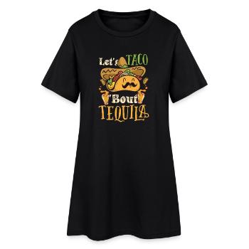Taco À propos de Tequila Taco Tuesday - Robe T-shirt Femme - noir - Devant