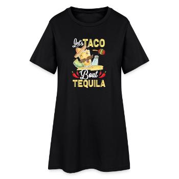 Taco À propos de Tequila Taco Tuesday - Robe T-shirt Femme - noir - Devant