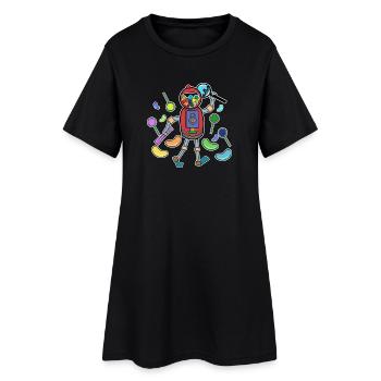 Cool Sweet Candy Dessert sucré - Robe T-shirt Femme - noir - Devant