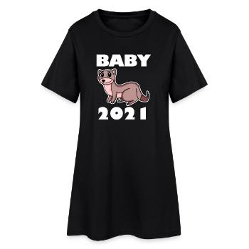 Corps de bébé 2021 - Robe T-shirt Femme - noir - Devant