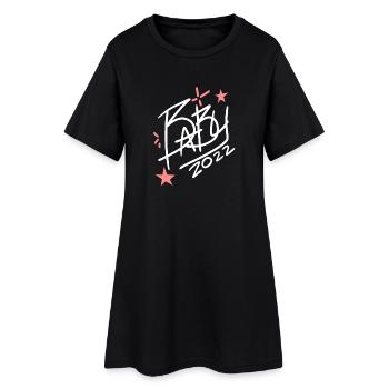 Bébé 2022 - Naissance Enceinte 2022 - Robe T-shirt Femme - noir - Devant