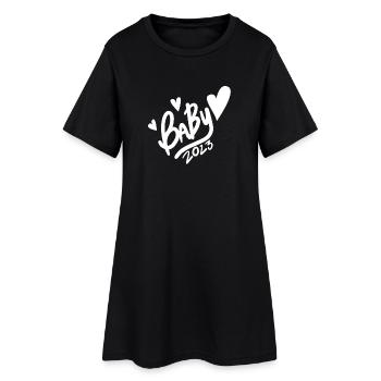 Baby 2023 - Neugeborenes 2023 Baby Geschenk - Frauen T-Shirt-Kleid - Schwarz - Vorne