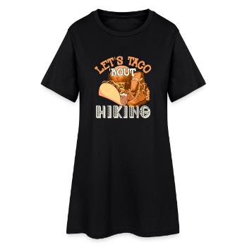Randonnée Let’s Taco' Bout - Robe T-shirt Femme - noir - Devant