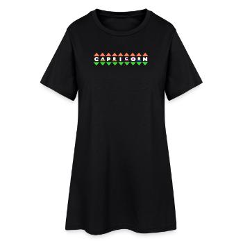 Constellation Horoscope Superstition Ciel Capricorne - Robe T-shirt Femme - noir - Devant