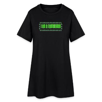 Déclaration d’horoscope Capricorne Heaven Superstition - Robe T-shirt Femme - noir - Devant