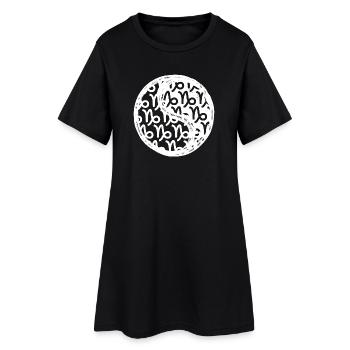 Capricorn Stars Vintage Superstition Signes du zodiaque - Robe T-shirt Femme - noir - Devant