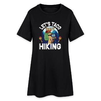 Randonnée Let’s Taco' Bout - Robe T-shirt Femme - noir - Devant