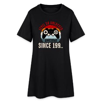 Level 30 Unlocked Retro Controller - Women’s T-Shirt Dress - black - Front