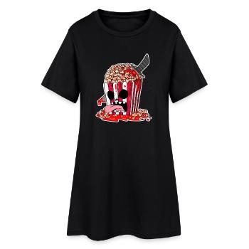 Film d’horreur Film d’horreur Popcorn Cadeau - Robe T-shirt Femme - noir - Devant