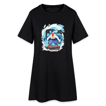 Gull - Women’s T-Shirt Dress - black - Front