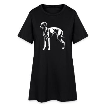 Carillon à vent italien - Robe T-shirt Femme - noir - Devant